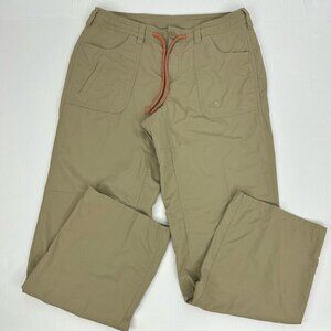 The North Face Women's Tan Nylon Mid-Rise Straight Leg Hiking Pants 8/W31.25/L30